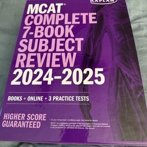 MCAT 7-Book Subject Review 2024-2025 Kaplan